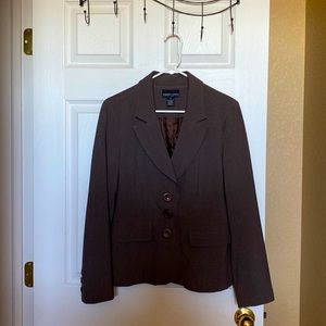 Brown blazer gently used.